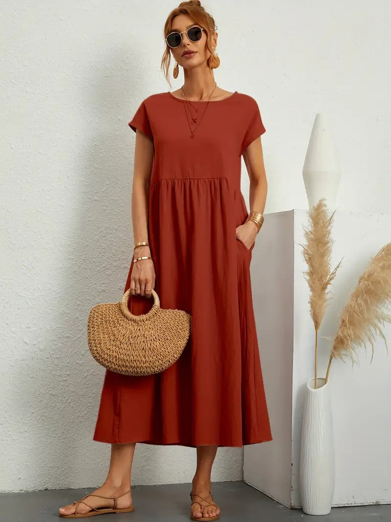Aisha - Comfy Cotton Dress