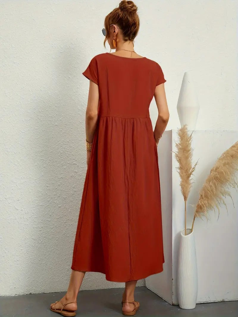 Aisha - Comfy Cotton Dress