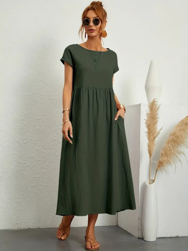 Aisha - Comfy Cotton Dress