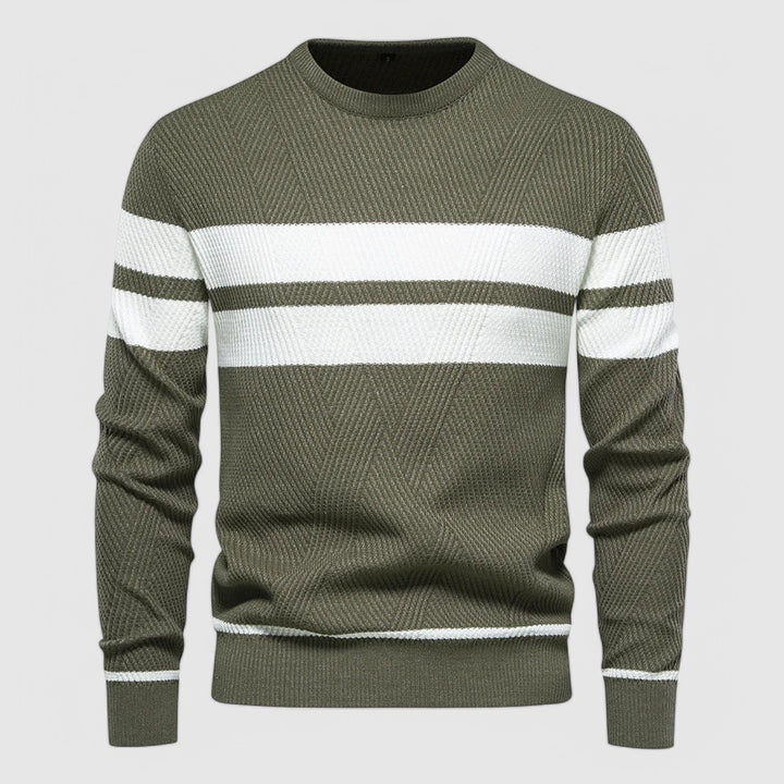 Preston - Textured Stripe Jumper