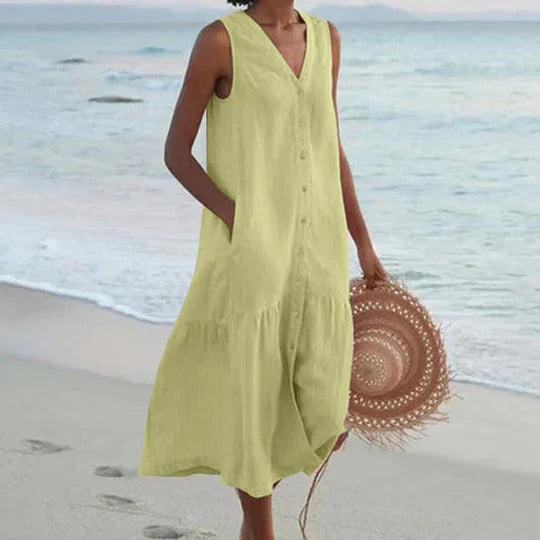 Marie - Elegant lightweight beach dress