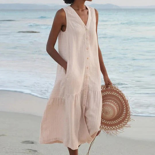 Marie - Elegant lightweight beach dress