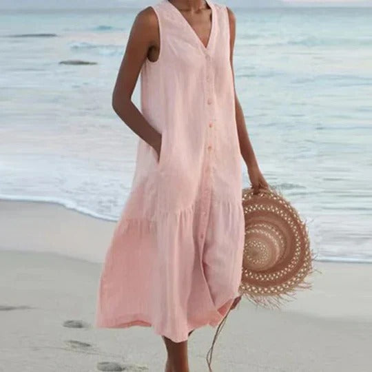 Marie - Elegant lightweight beach dress
