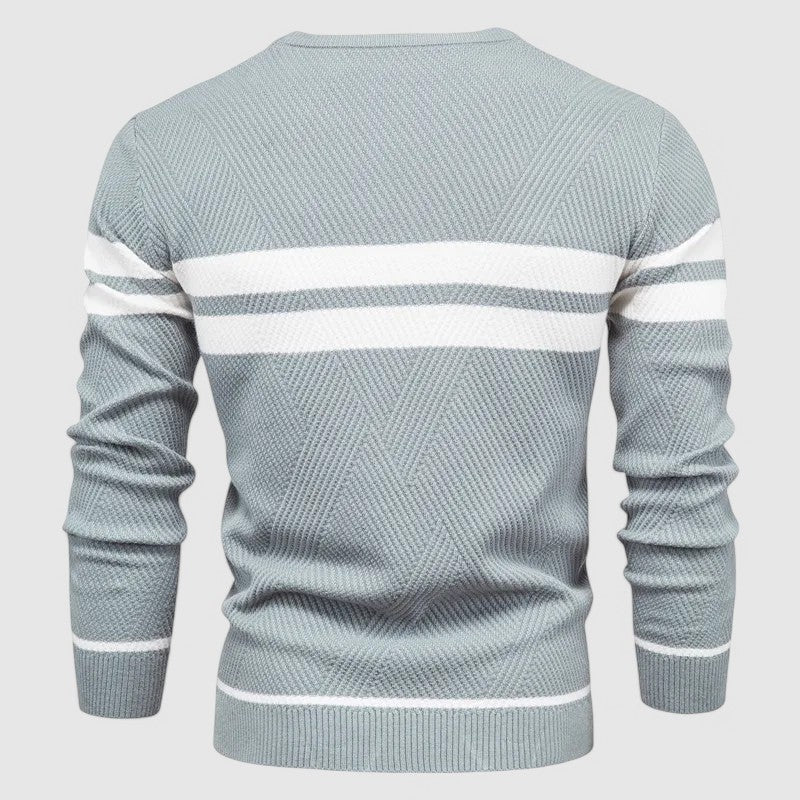 Preston - Textured Stripe Jumper