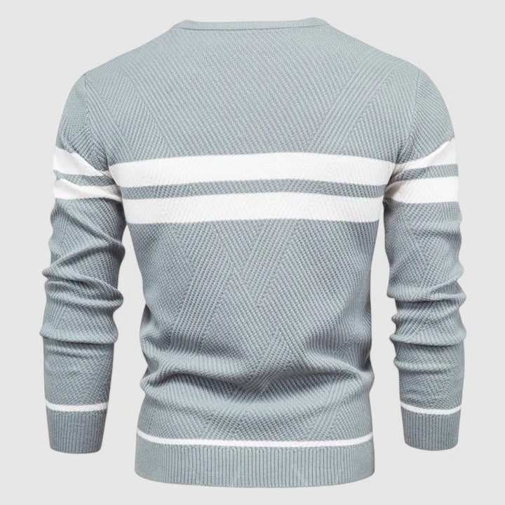 Preston - Textured Stripe Jumper