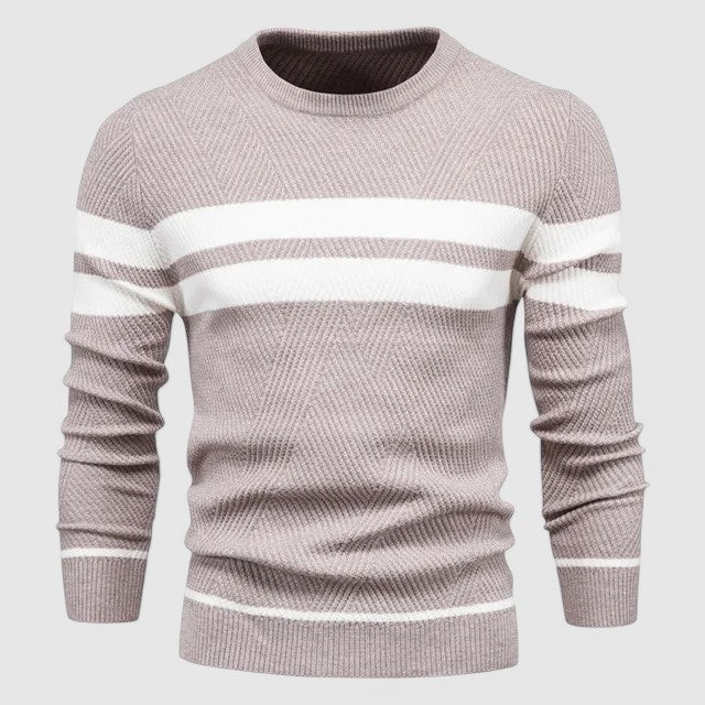 Preston - Textured Stripe Jumper
