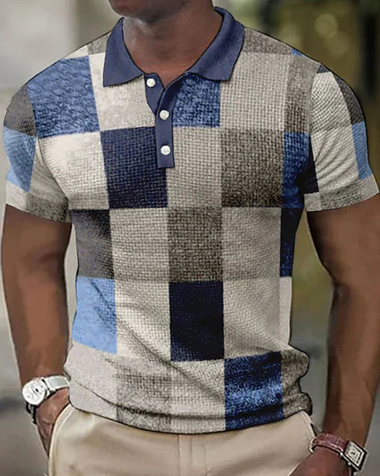 DANIEL - Checkered Polo