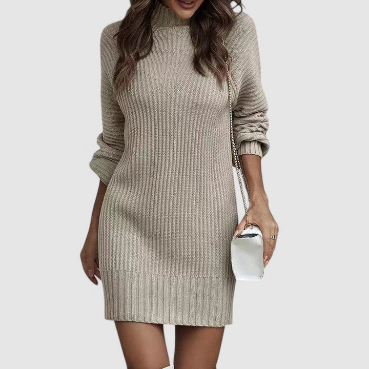 Sophia - Ribbed Sweater Dress