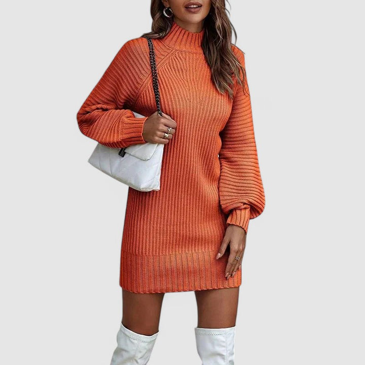 Sophia - Ribbed Sweater Dress