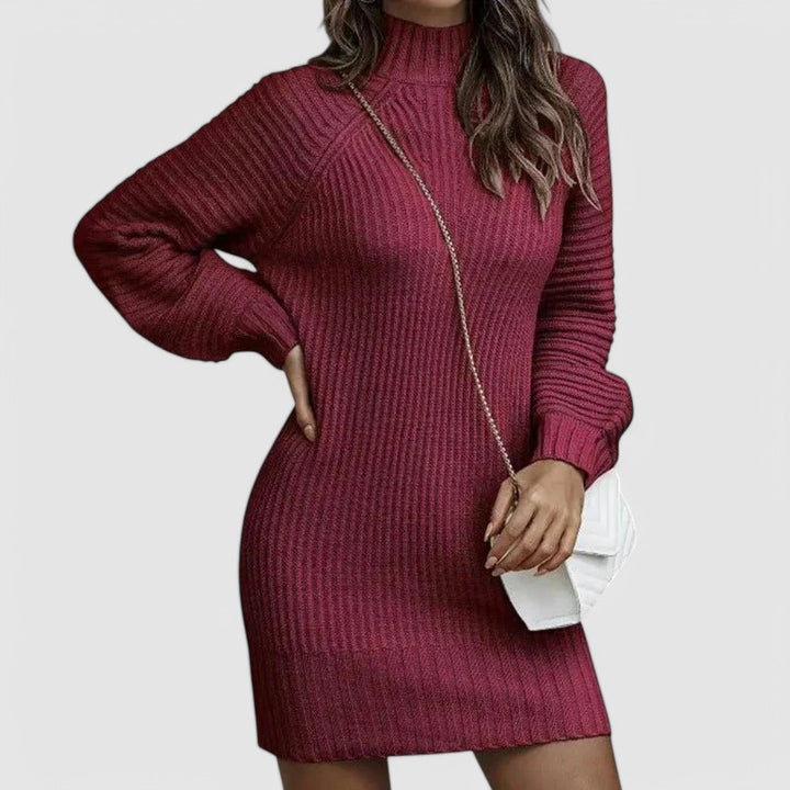 Sophia - Ribbed Sweater Dress