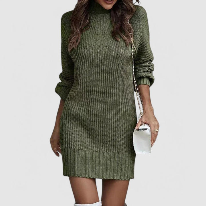 Sophia - Ribbed Sweater Dress