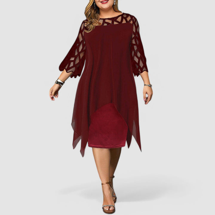 Amber - Layered Chiffon Dress