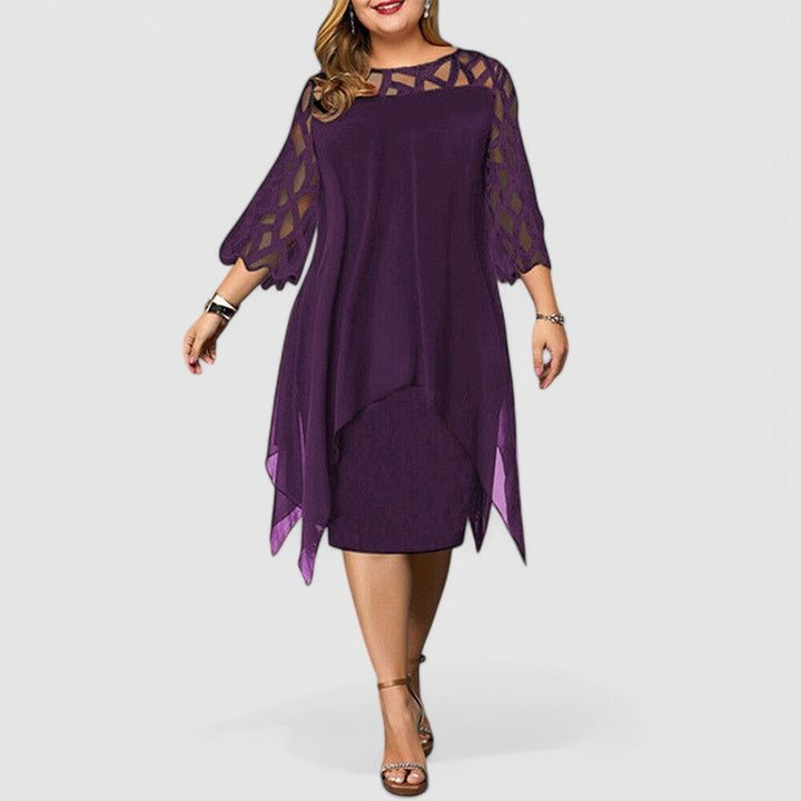 Amber - Layered Chiffon Dress