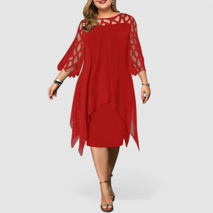 Amber - Layered Chiffon Dress