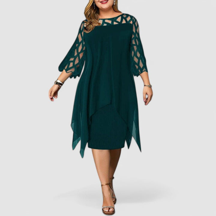 Amber - Layered Chiffon Dress