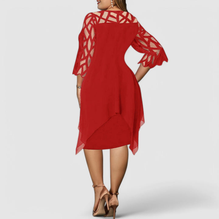 Amber - Layered Chiffon Dress