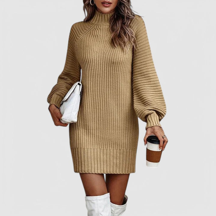 Sophia - Ribbed Sweater Dress