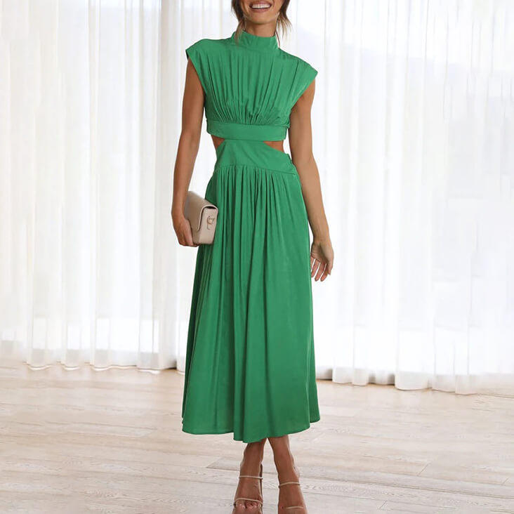 Dilara - Elegant Pleated Dress